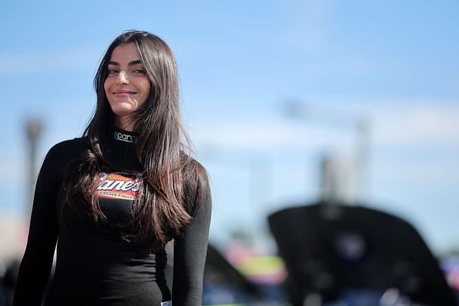 Tricon Garage racer and model Toni Breidinger pulls off a casual yet chic look sporting an oversized sweatshirt and cap in latest IG update