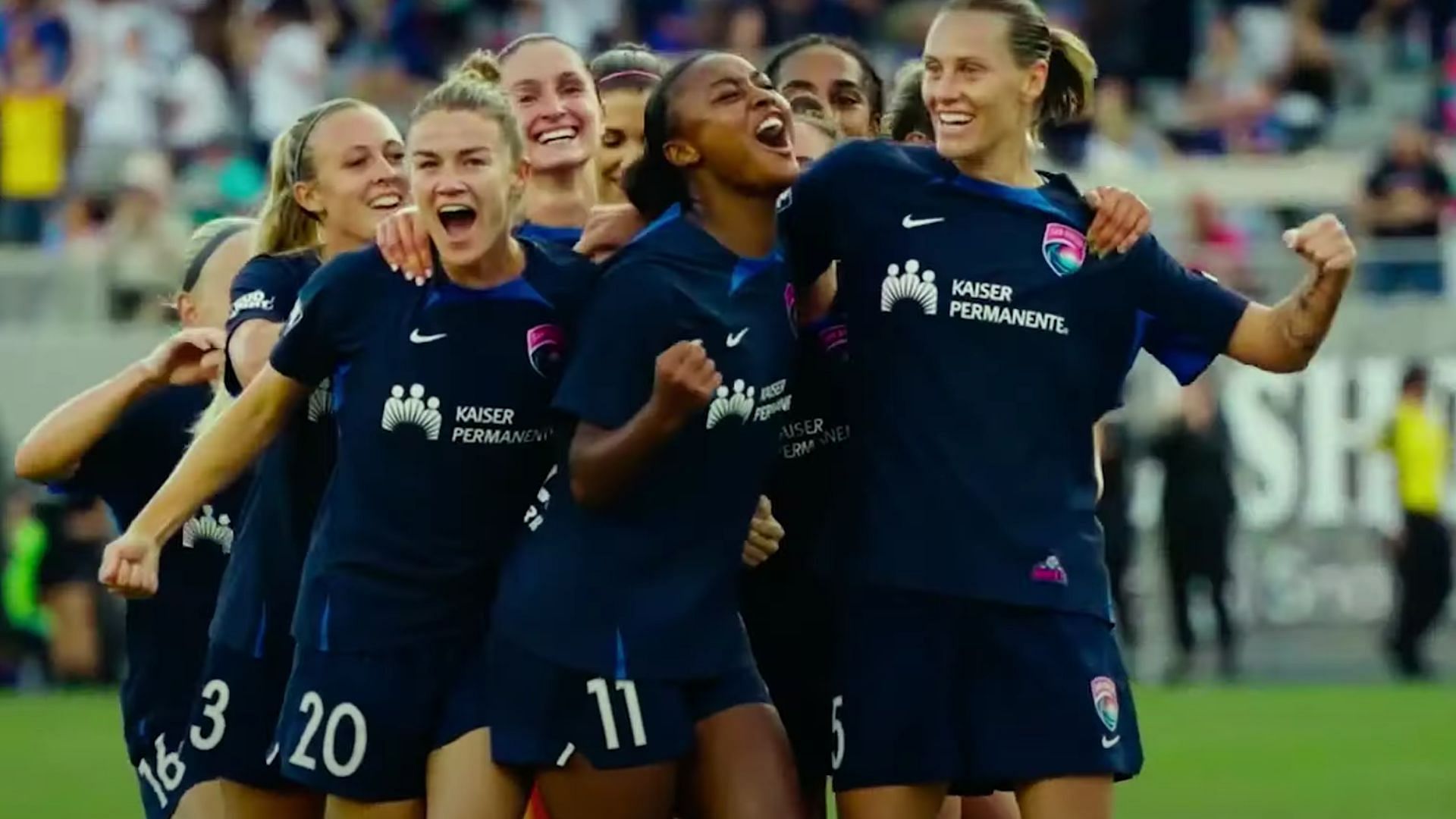 A scene from For the Win: NWSL season 1 (Image via YouTube/@Prime Video)