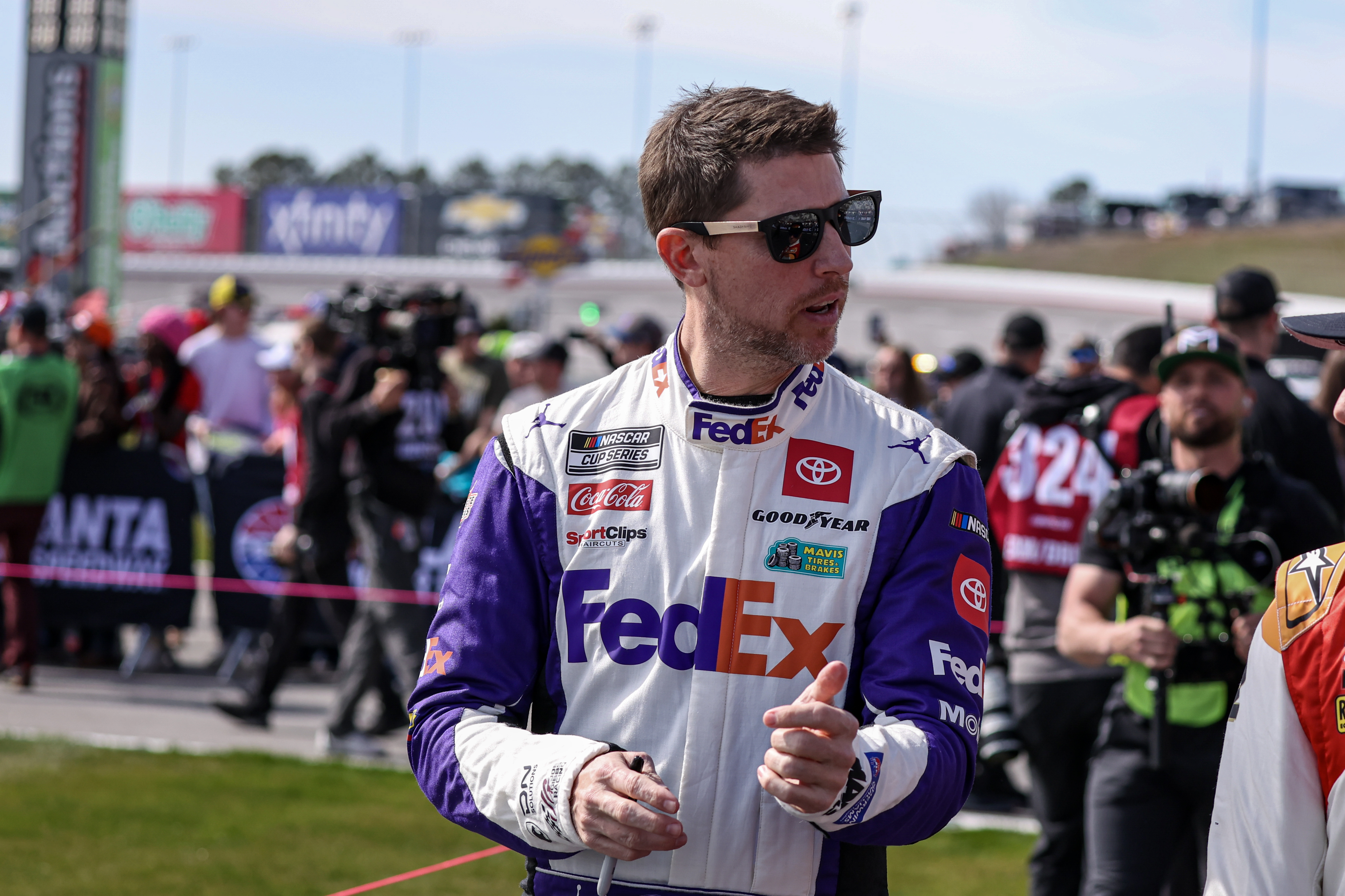 “There was no other team that would’ve helped him” - Denny Hamlin drops a grim verdict on JGR teammate’s pitlane enigma in Las Vegas