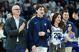 IN PIC: Dan Hurley's wife Andrea pulls out "portable washing machine" as UConn falls against Creighton