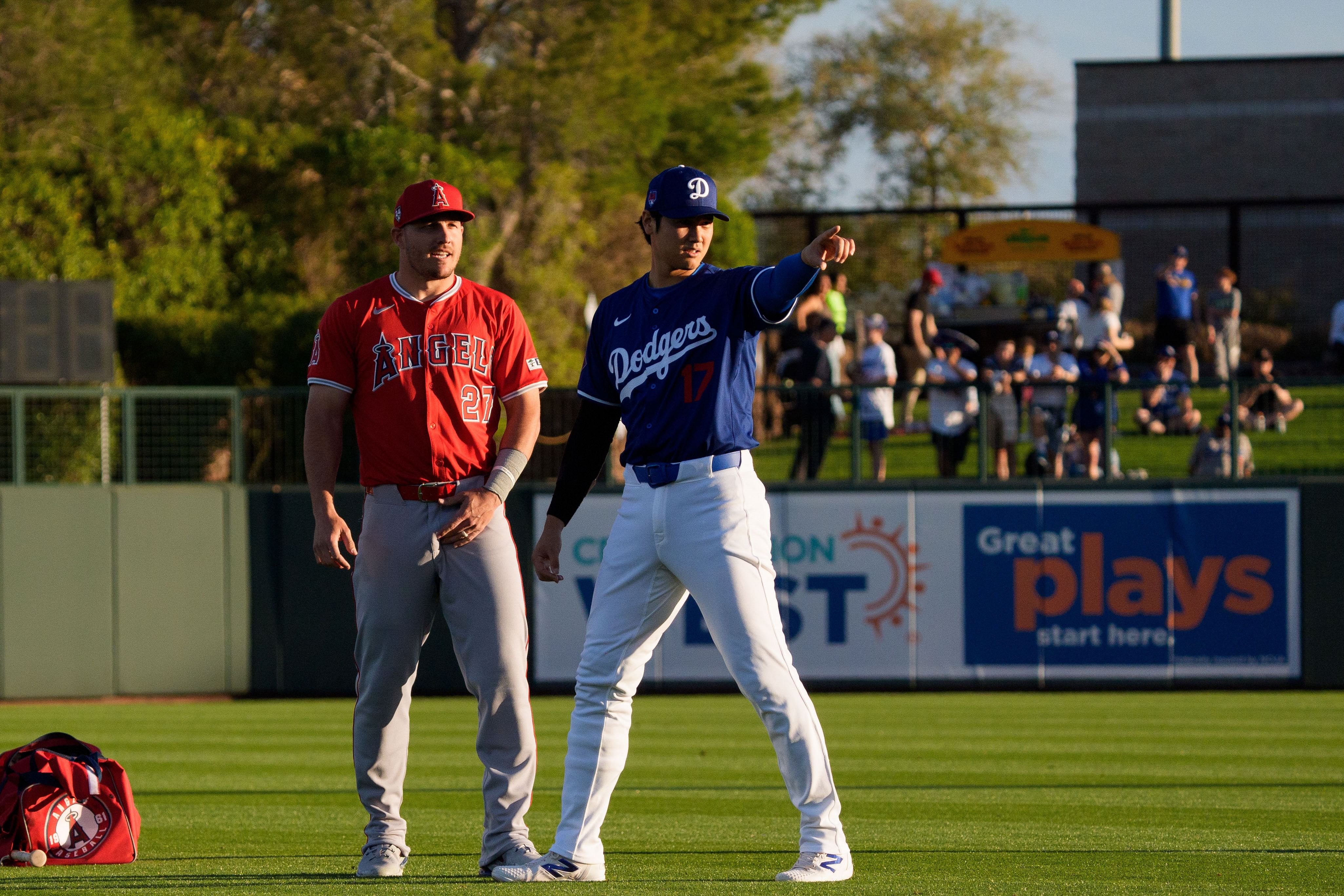 MLB: Spring Training-Los Angeles Angels at Los Angeles Dodgers - Source: Imagn