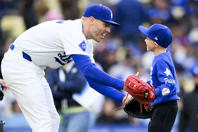 "Tokyo with dad" - Freddie Freeman's wife Chelsea on son Charlie living the dream with trip to MLB 2025 opener