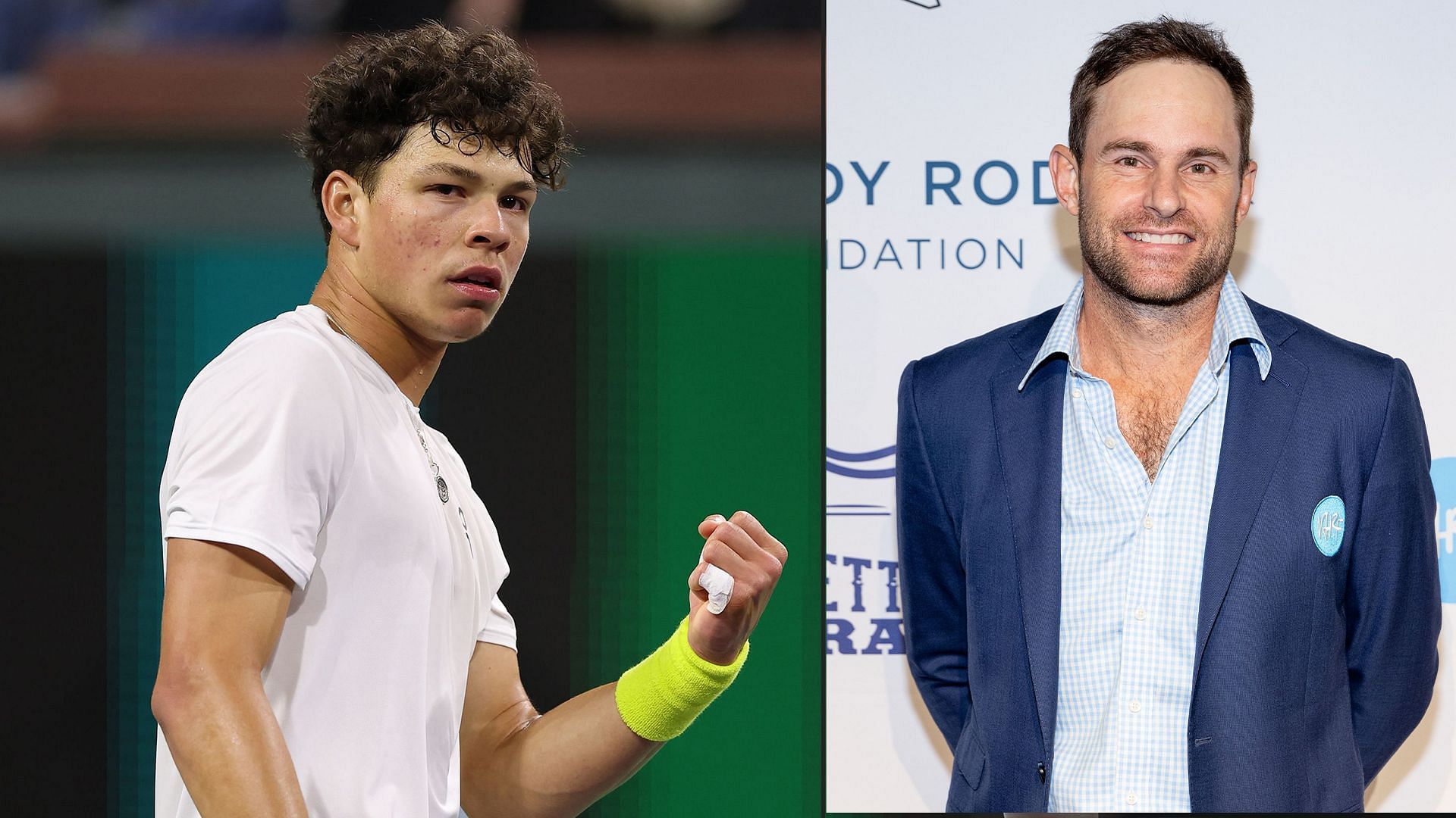 Ben Shelton and Andy Roddick (Source: Getty)