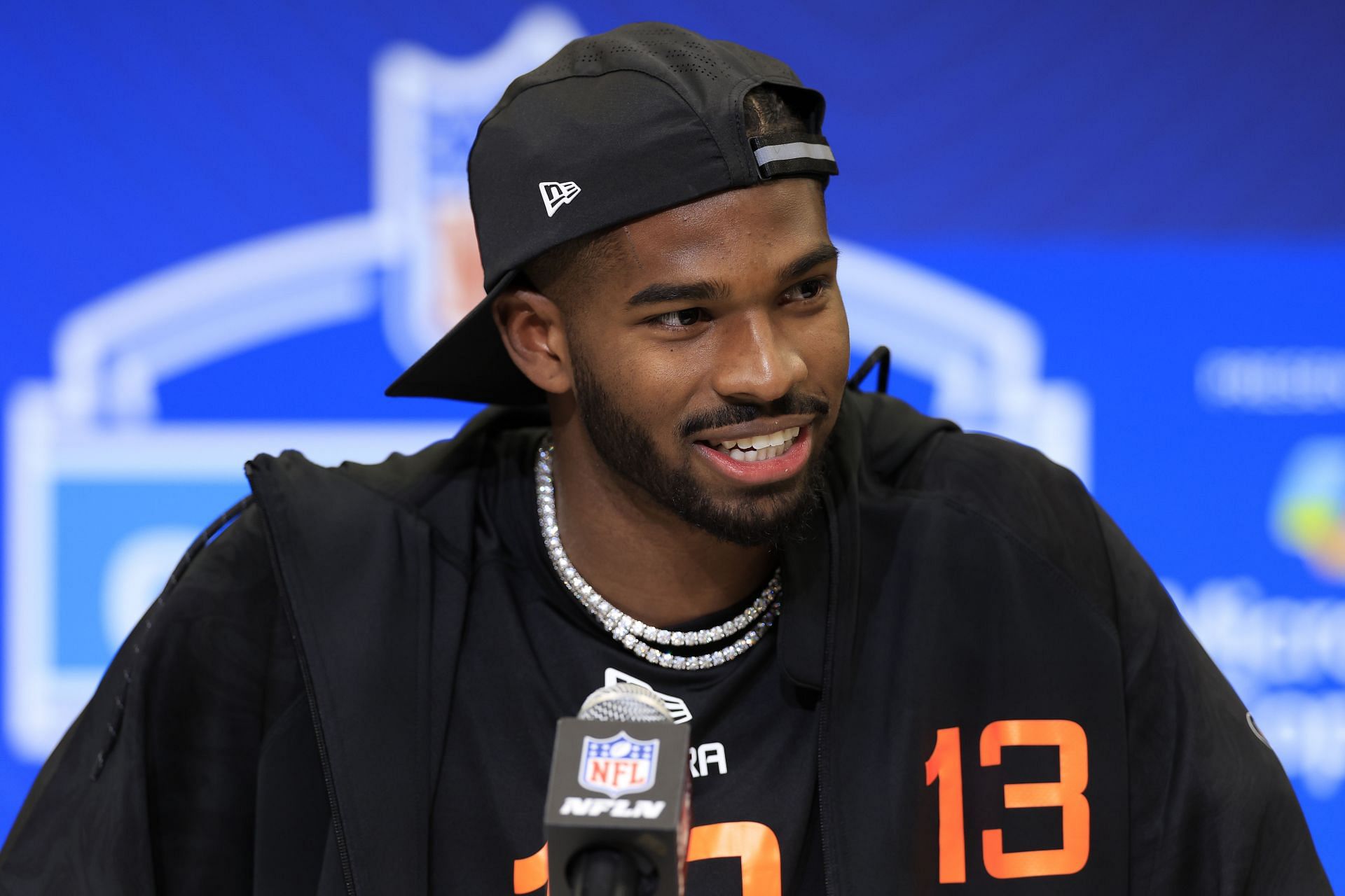 Shedeur Sanders at the 2025 NFL Scouting Combine - Source: Getty