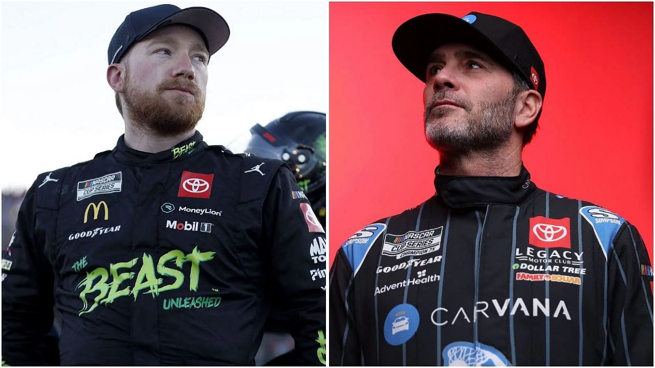 (L) Tyler Reddick and (R) Jimmie Johnson. Source - (Both images via Getty)