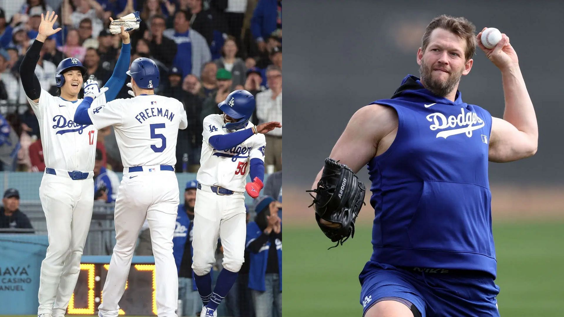 Clayton Kershaw was asked about sharing the locker room with fellow future Hall of Famers (Source: Getty Images)