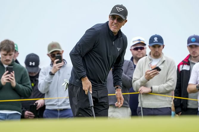 Phil Mickelson admits to not being able to "overpower a golf course"
