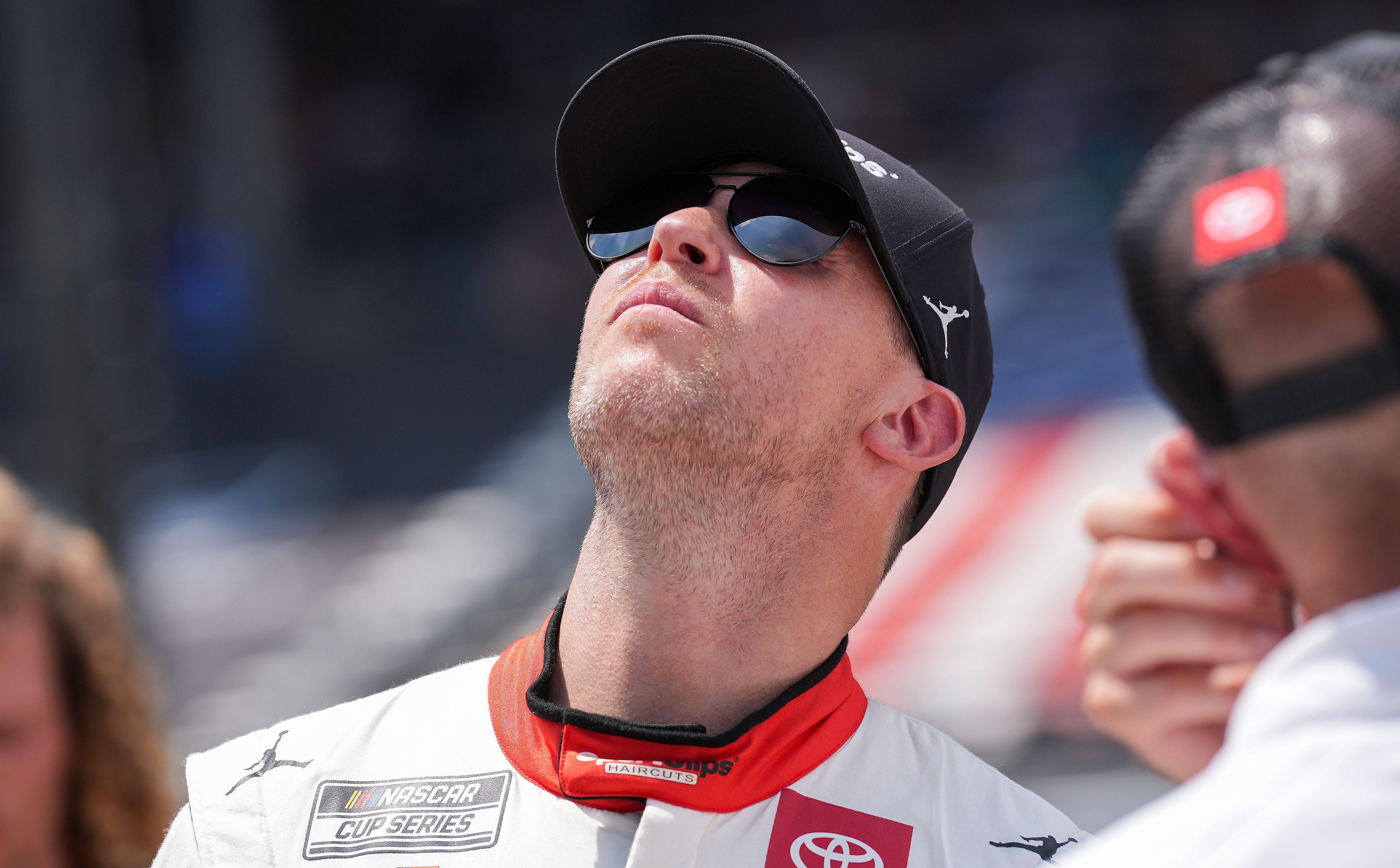 Syndication: Denny Hamlin, co-owner of 23XI Racing with Michael Jordan, The Indianapolis Star - Source: Imagn