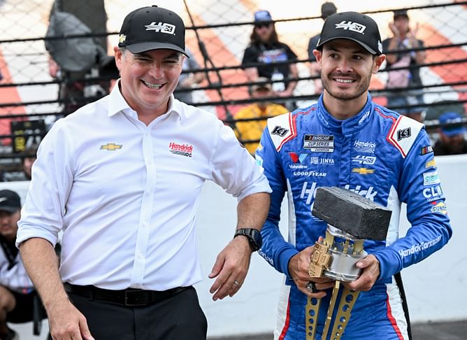 Jeff Gordon makes feelings crystal clear after Kyle Larson seized upon Alex Bowman’s Miami mistake: “You just can never count him out”
