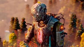 Minecraft player builds giant Robot base