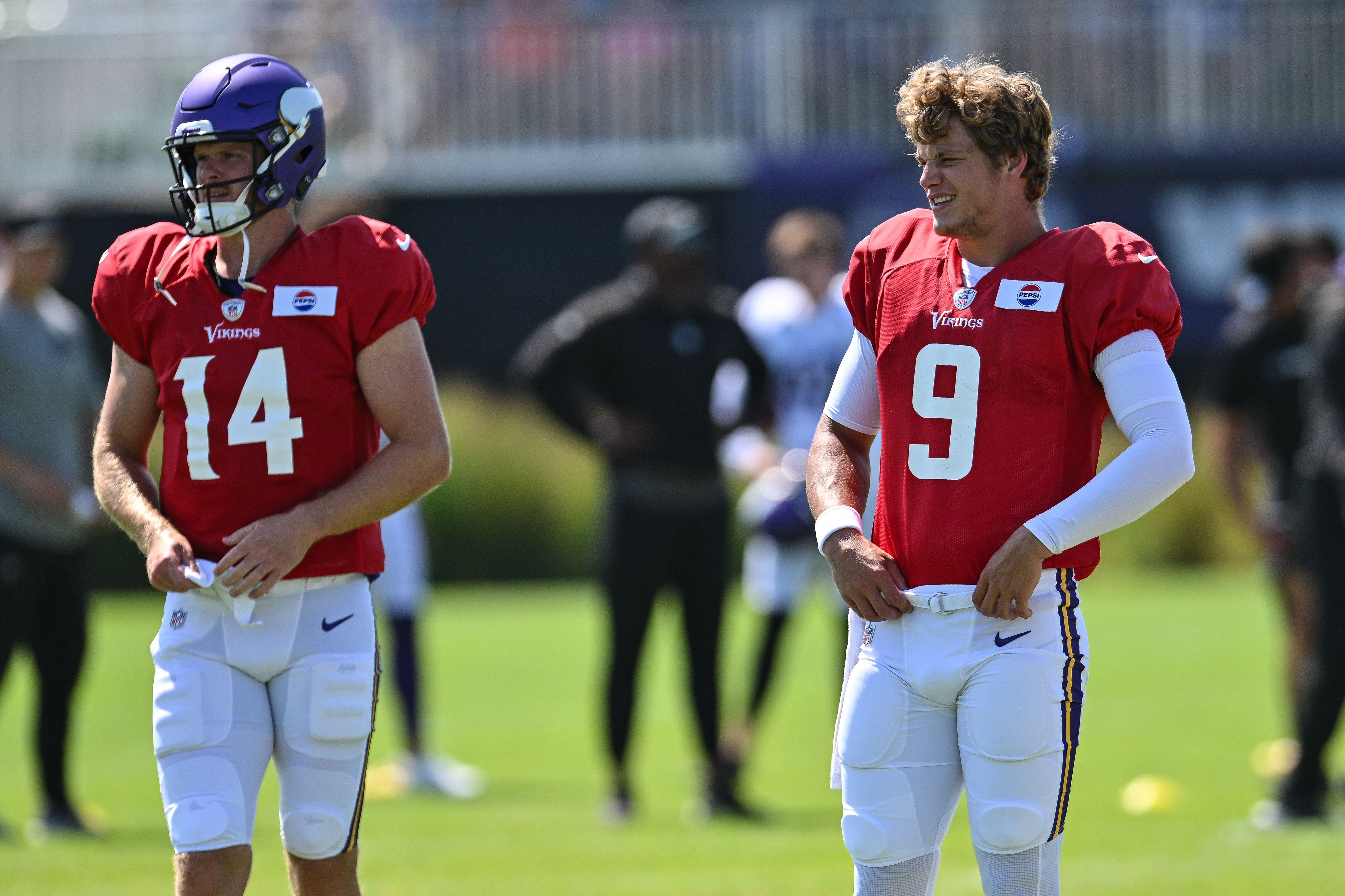 Kirk Herbstreit hints that Vikings have already made the decision between J.J. McCarthy and Sam Darnold (Image credit: Imagn)