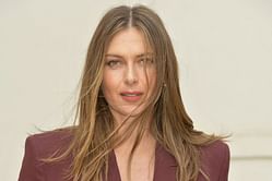 Maria Sharapova shows off her workout fit as she makes 'strong' start to the week with training session