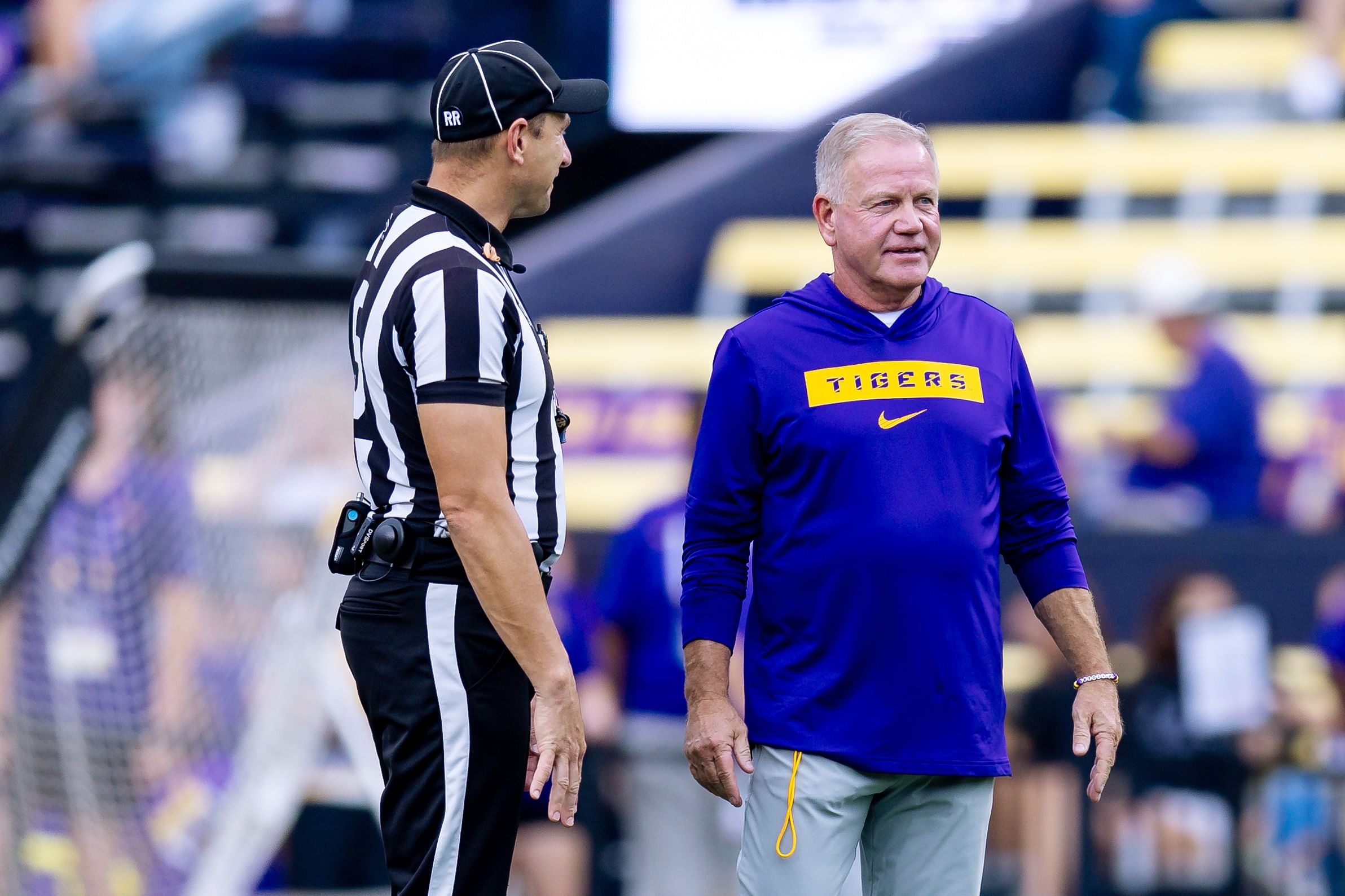 LSU Tigers head coach Brian Kelly - Source: Imagn