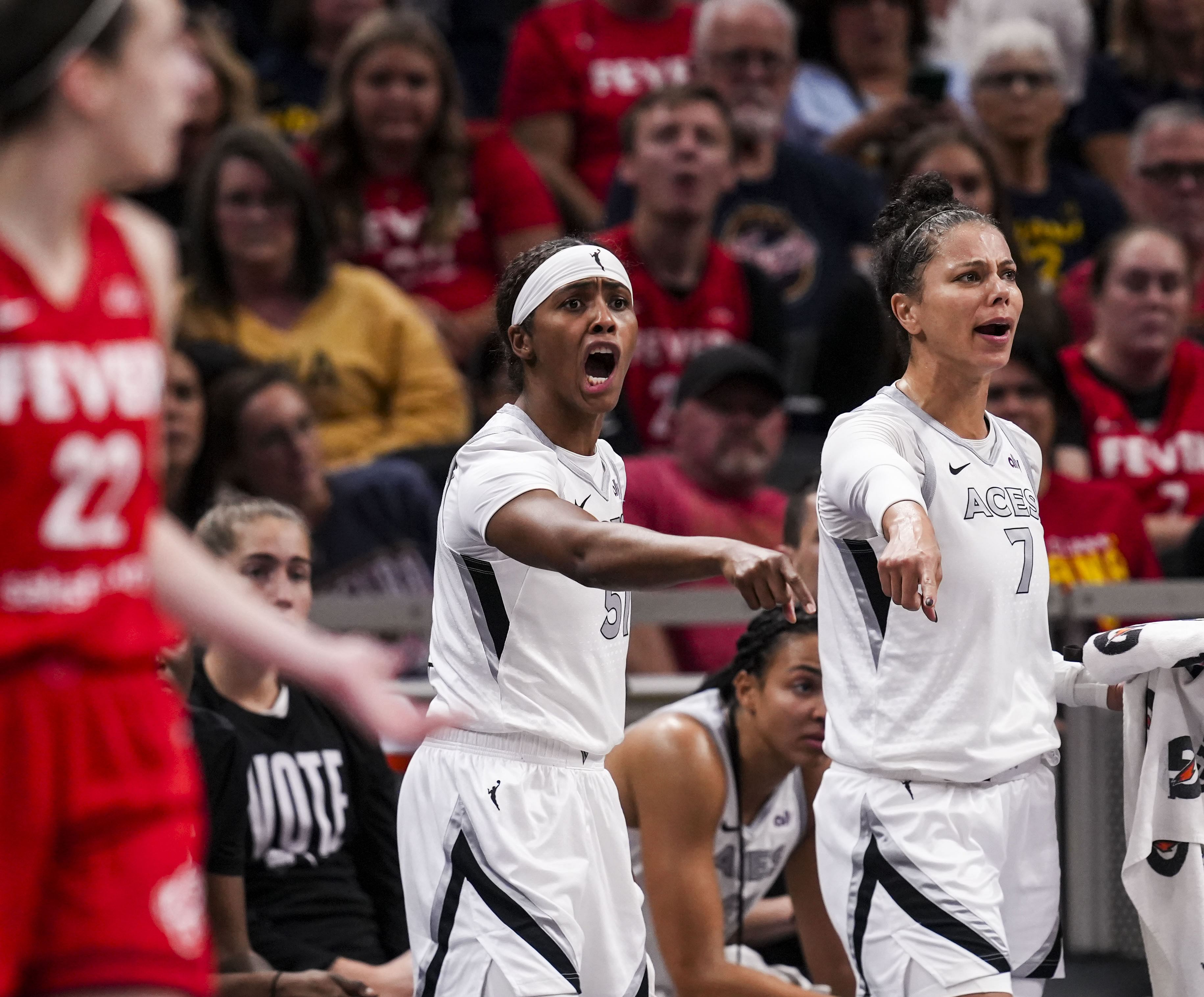 WNBA: Las Vegas Aces at Indiana Fever - Source: Imagn