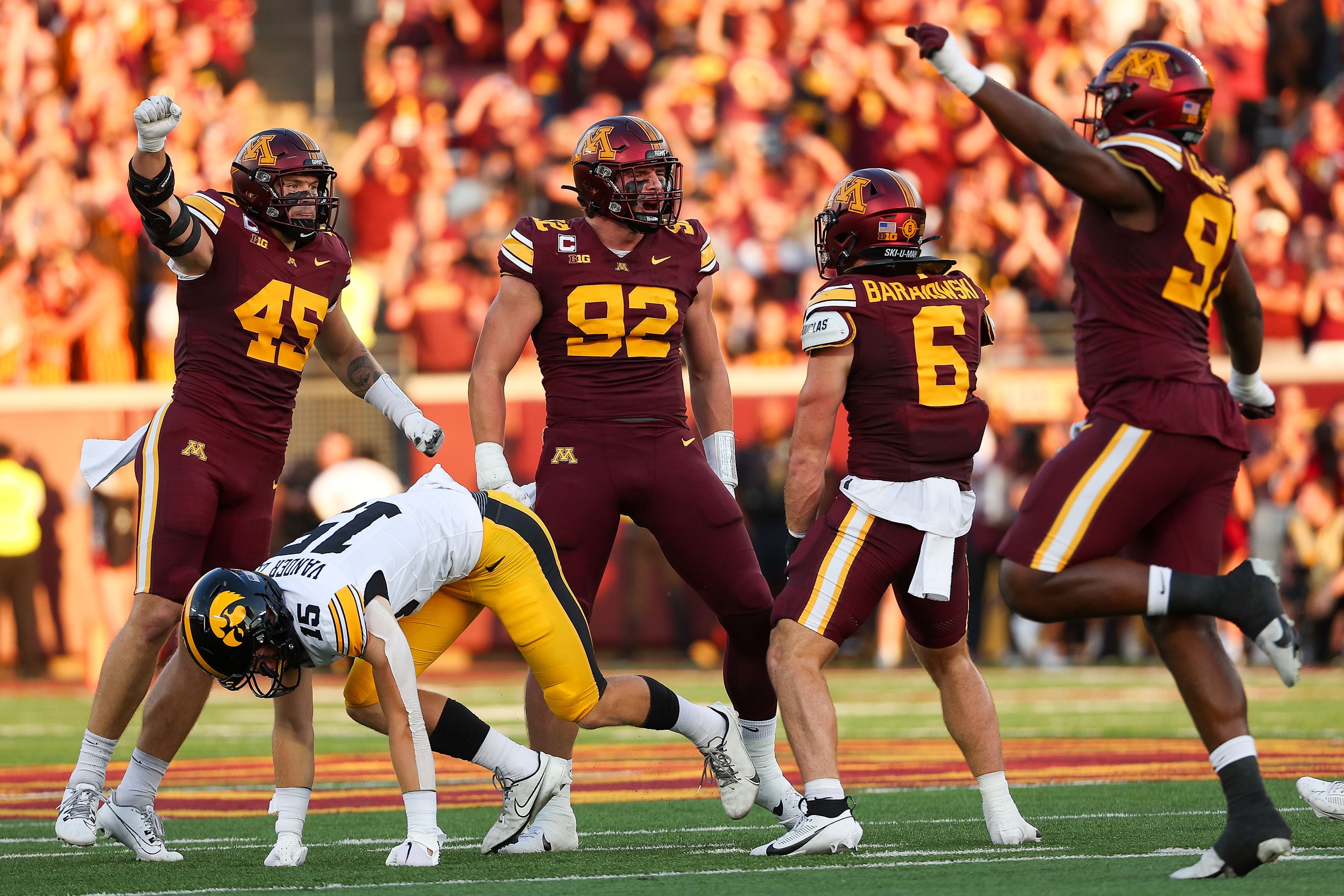 NCAA Football: Iowa at Minnesota - Source: Imagn