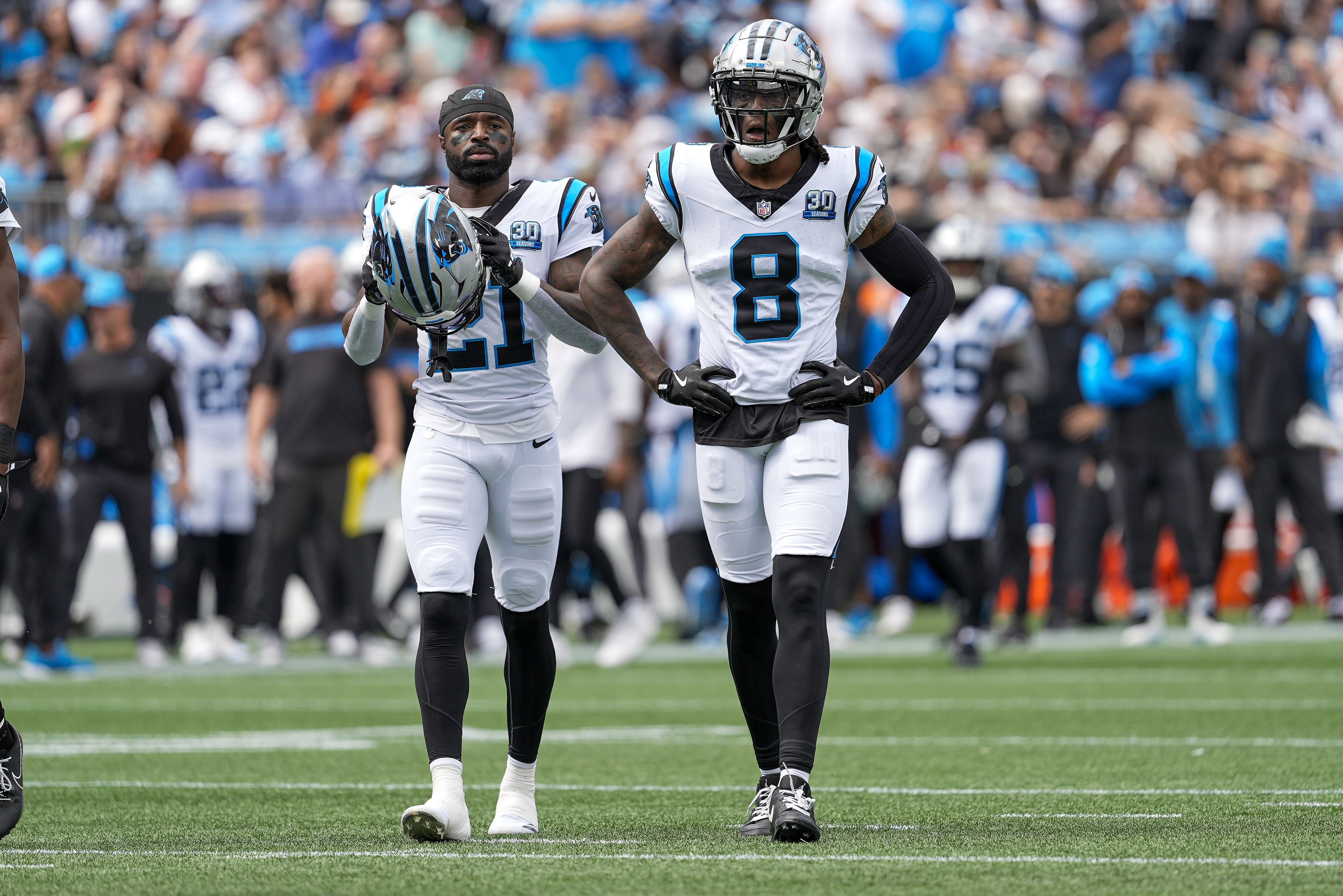 Cam Newton makes his opinion clear on Jaycee Horn