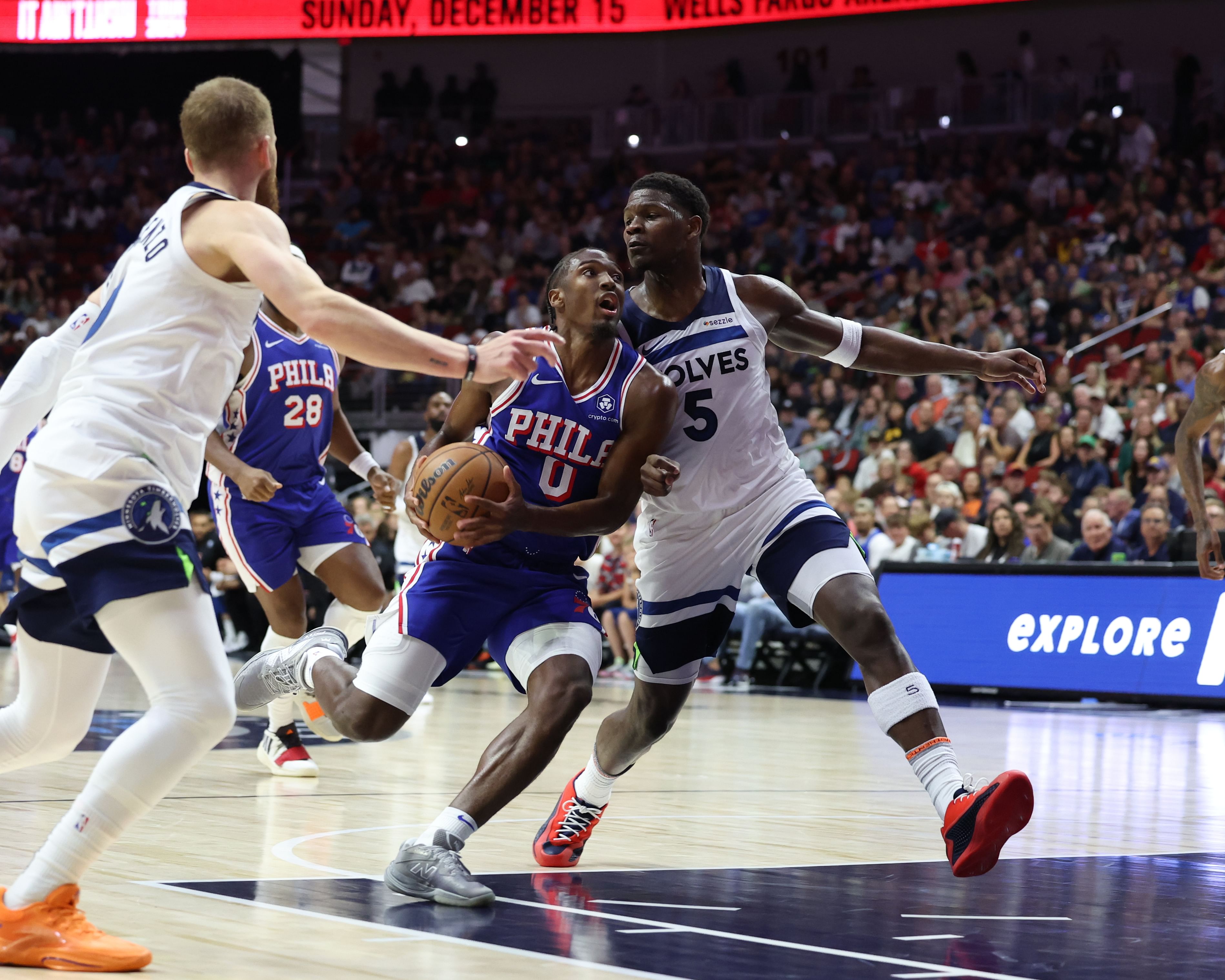 NBA: Preseason-Philadelphia 76ers at Minnesota Timberwolves - Source: Imagn