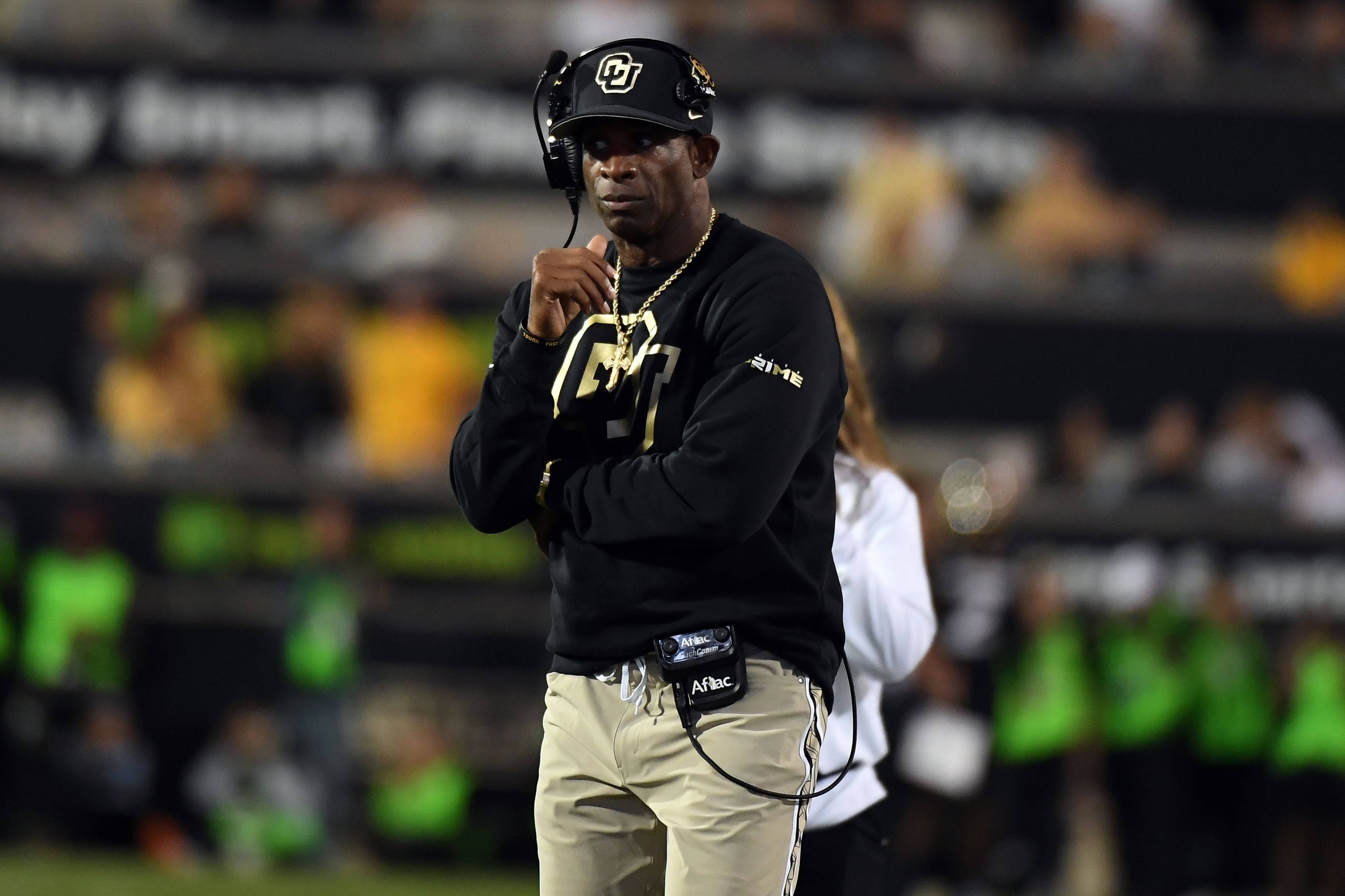 Deion Sanders looks on from the sideline - Source: Imagn