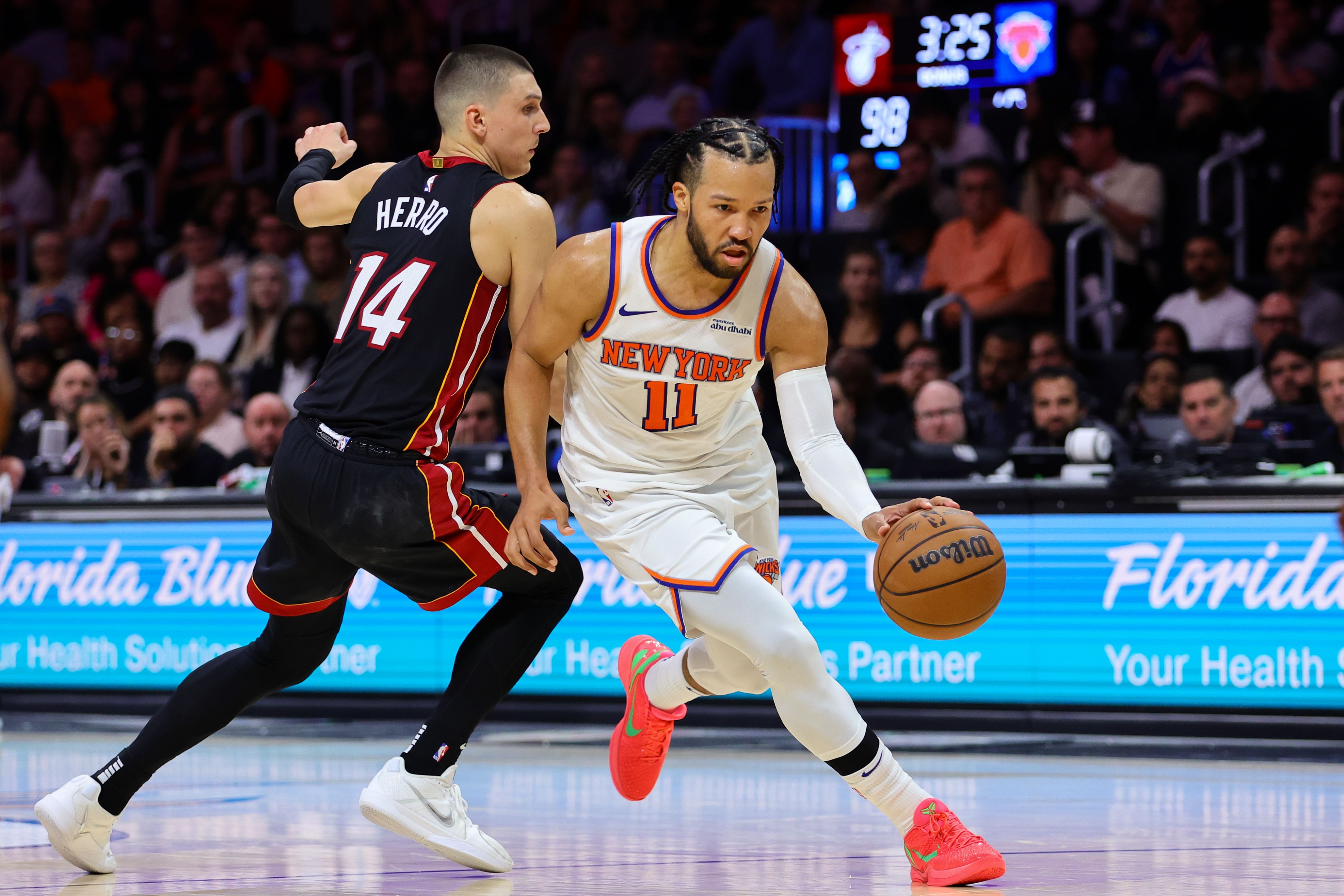 NBA: New York Knicks at Miami Heat - Source: Imagn