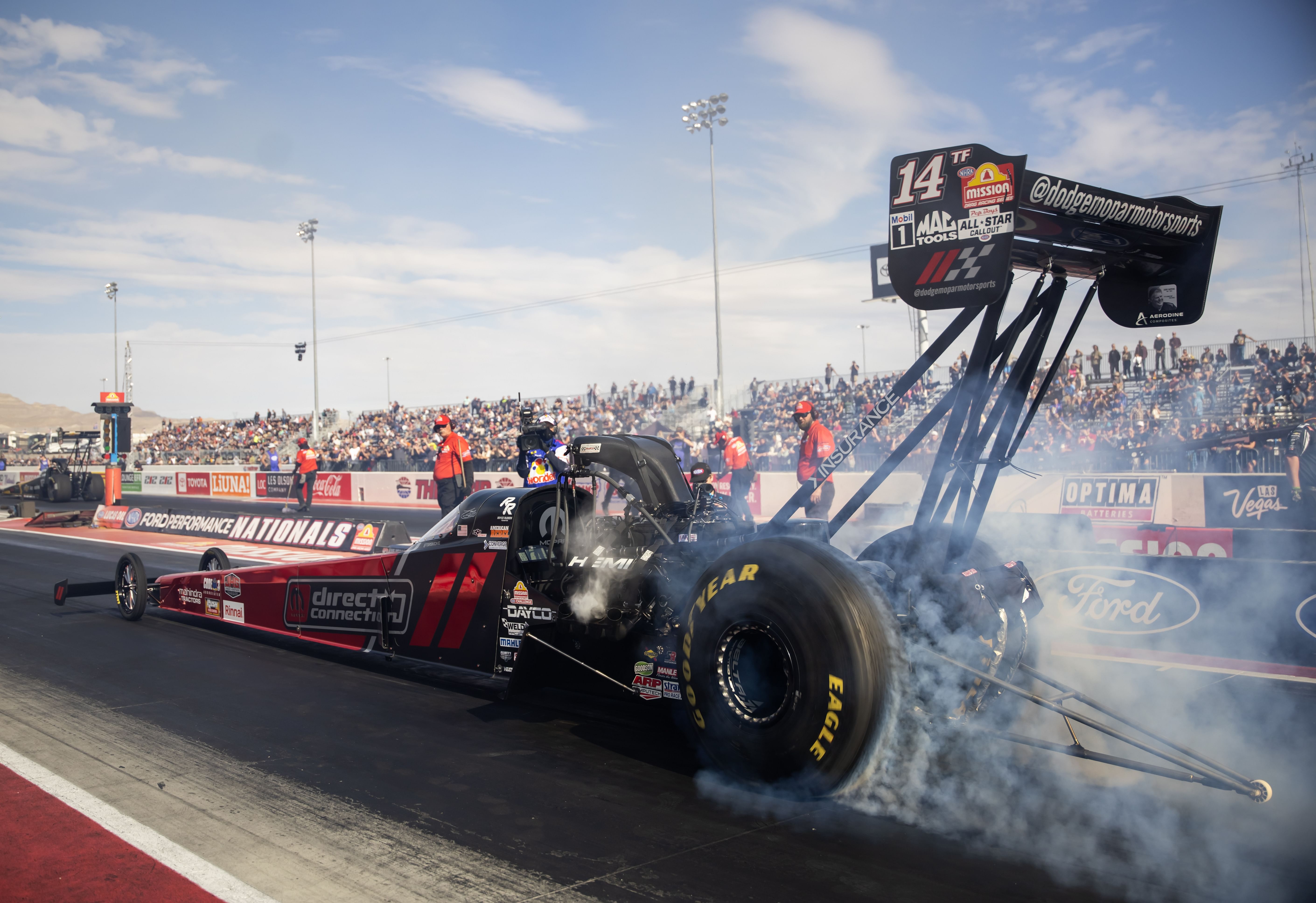 Tony Strewart in NHRA - Ford Performance Nationals - Source: Imagn