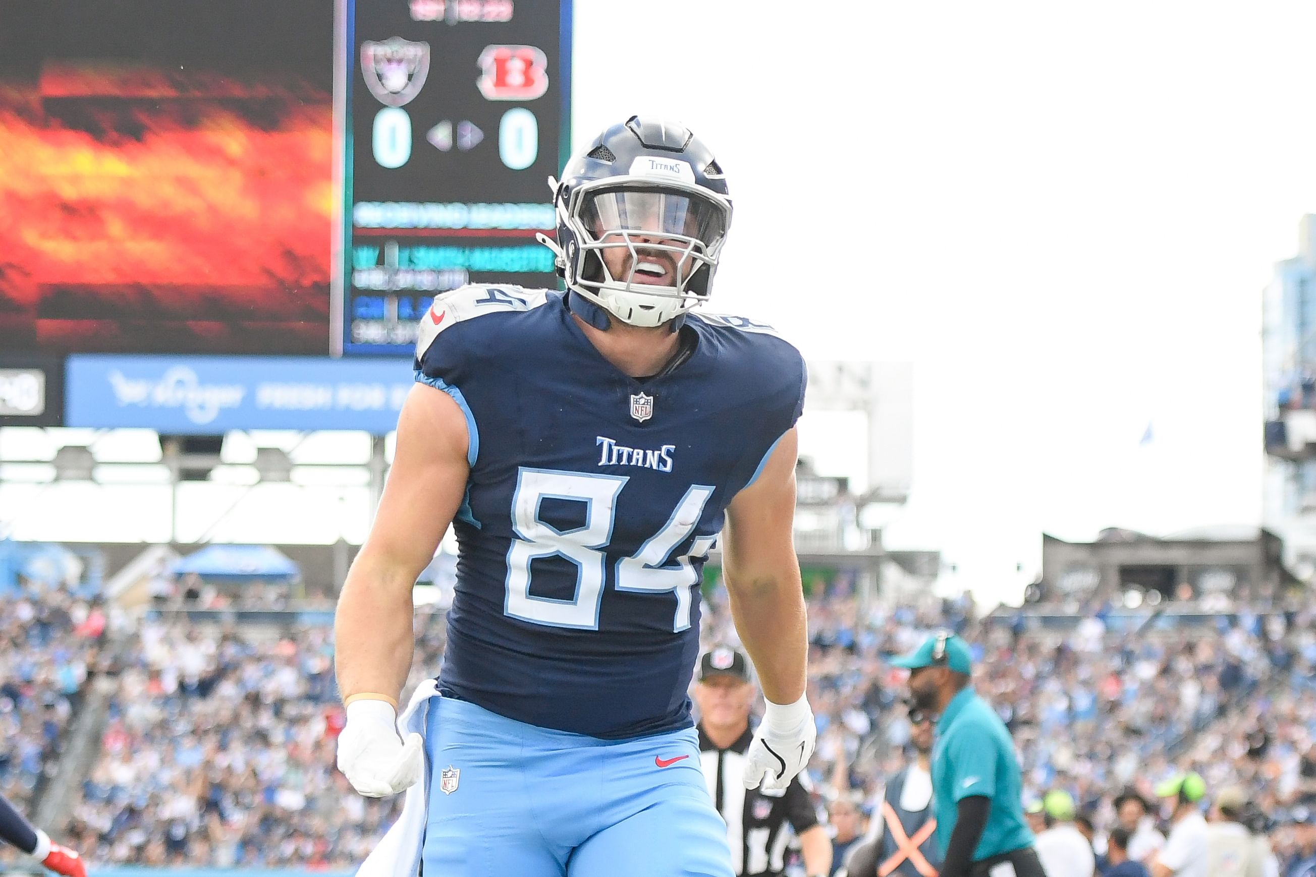 Former Tennessee Titans TE Nick Vannett - Source: Imagn