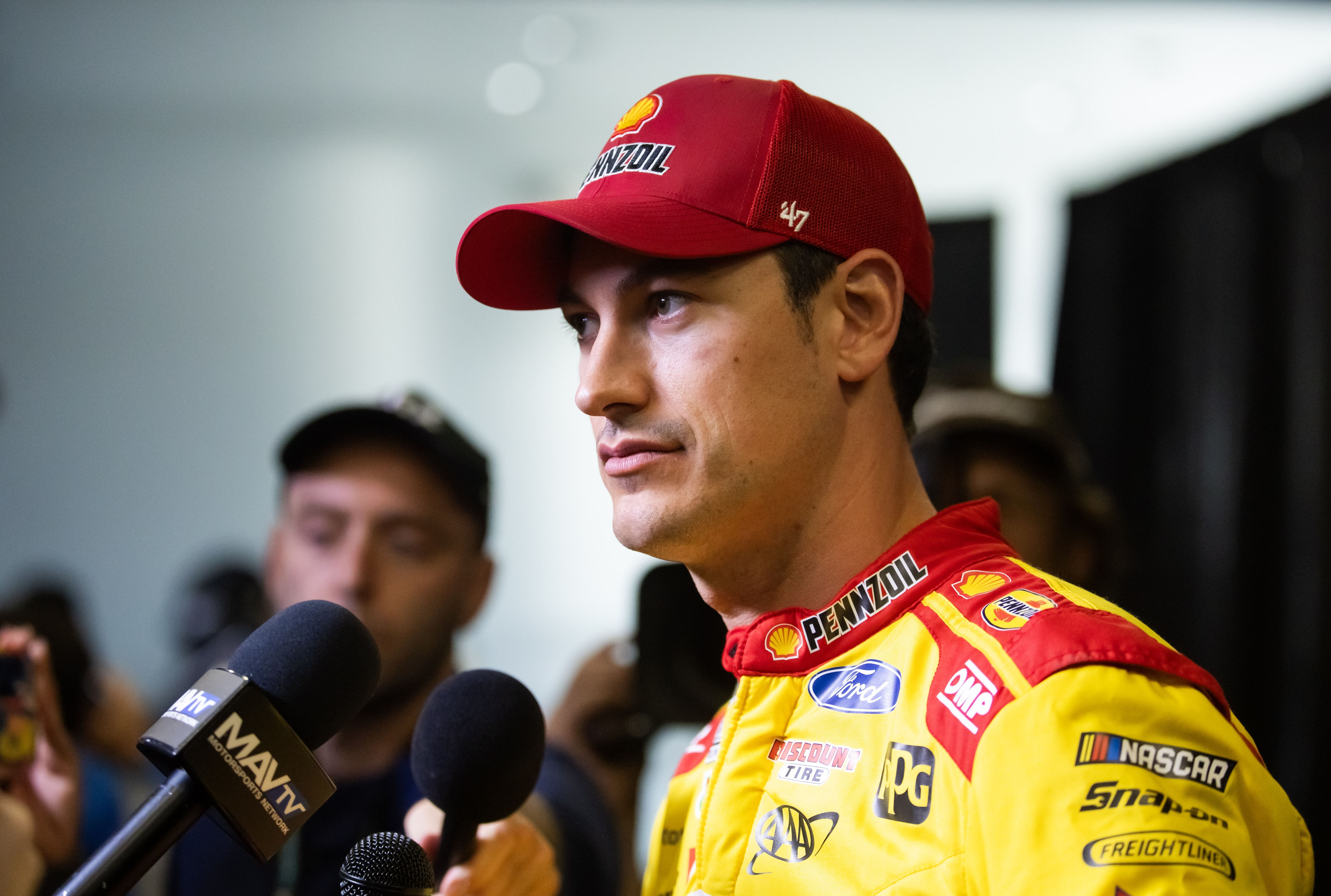 Joey Logano for NASCAR Cup Championship in Media Day 4- Source: Imagn