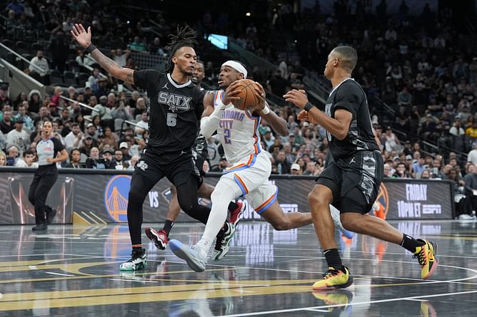 OKC Thunder vs San Antonio Spurs Predicted Starting Lineups and Depth Chart for March 2 | 2024-25 NBA season