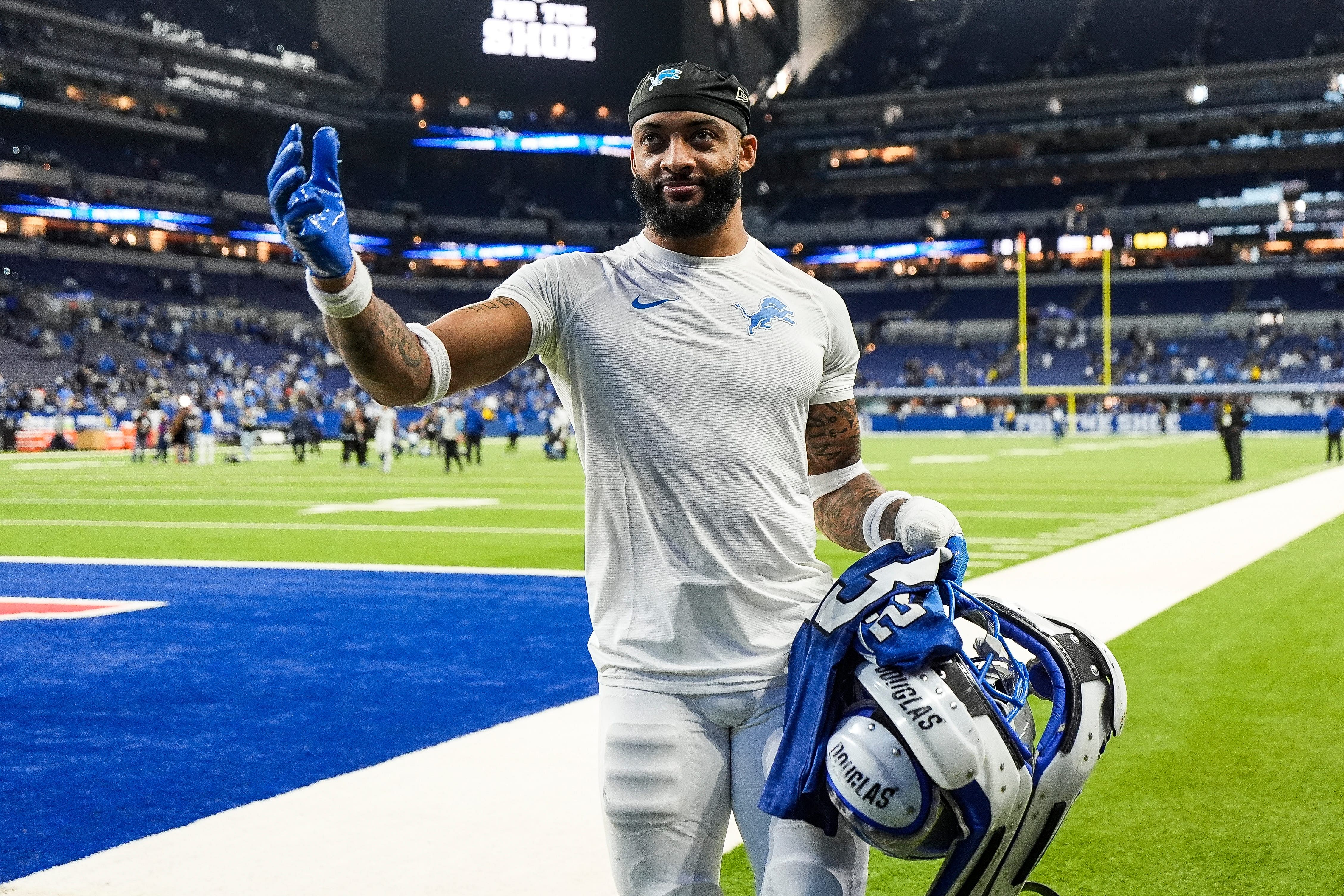 Carlton Davis with the Detroit Lions - Source: Imagn