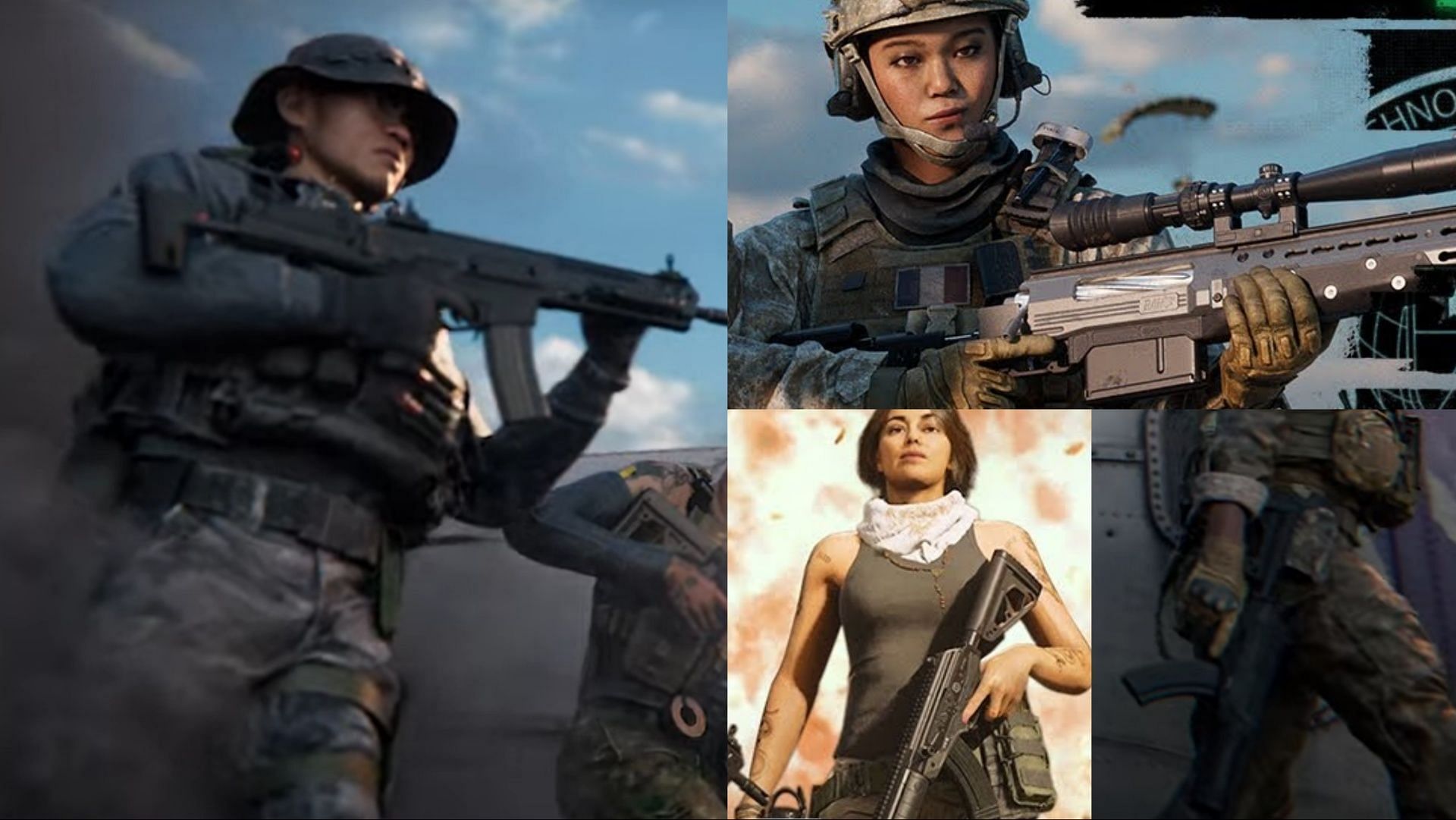 Confirmed weapon sightings in the Call of Duty&#039;s new trailer (Image via Activision)