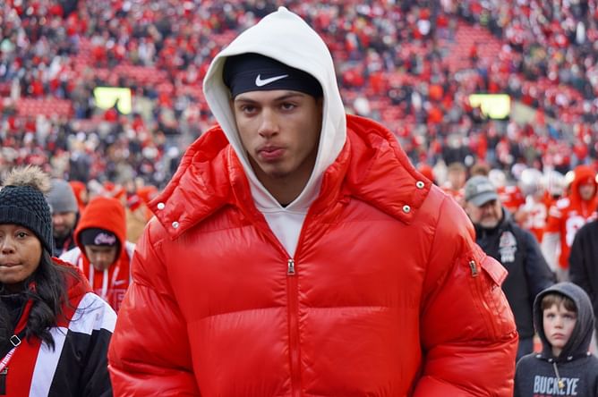 Ohio State commit Chris Henry Jr. and QB Tavien St. Clair share their reaction as the Buckeyes secure commitment of 4-star IOL Max Riley