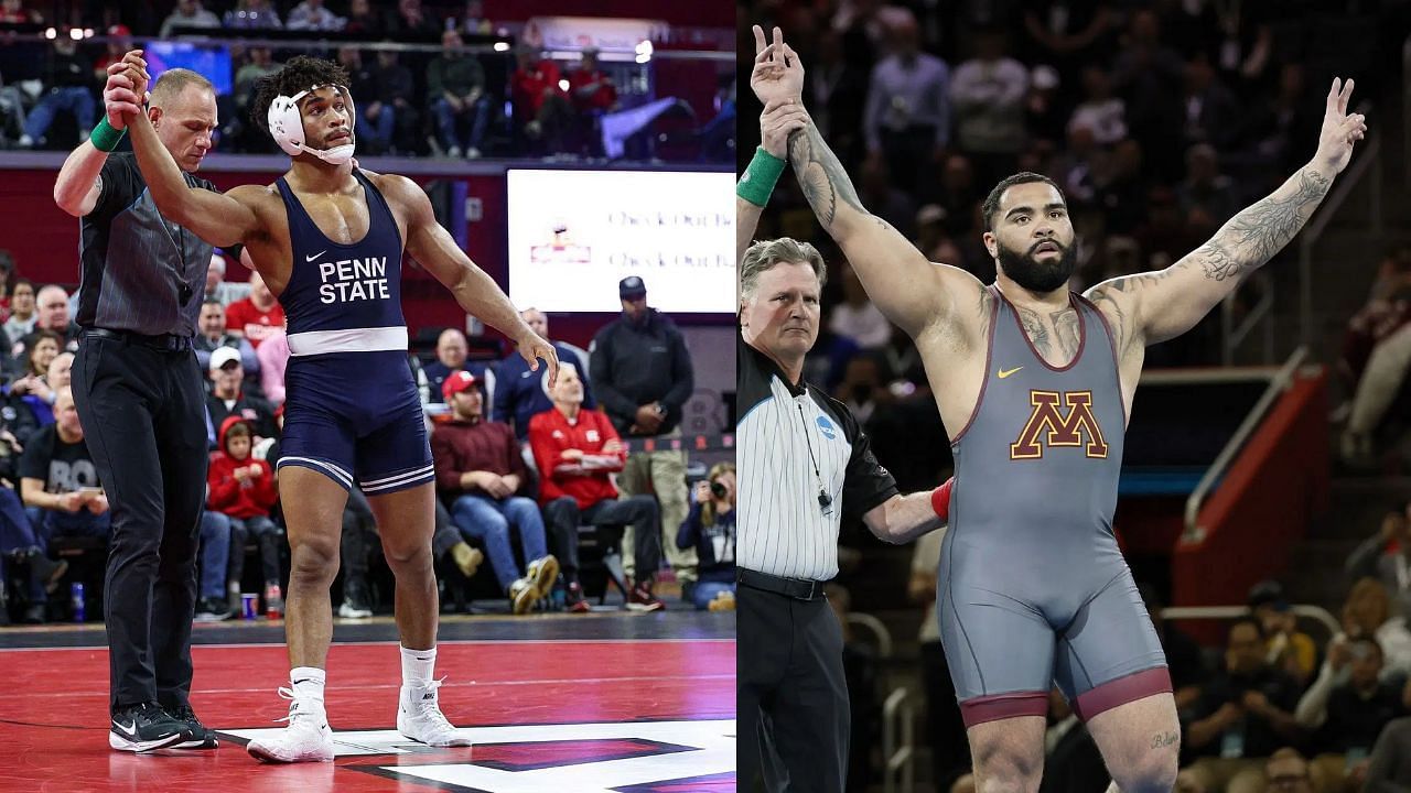 Carter Starroci and Gable Steveson (Image via: Both Getty)