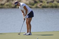 Lexi Thompson keeps grinding on the practice range despite being "retired from full time" golf