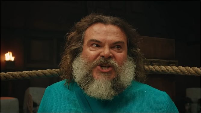 "Biblically accurate steve": Fans amused by buff Jack Black in Minecraft movie's China poster