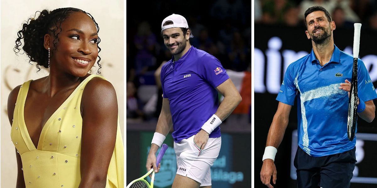 Coco Gauff, Novak Djokovic and Matteo Berrettini on tour - Image Source: Getty 