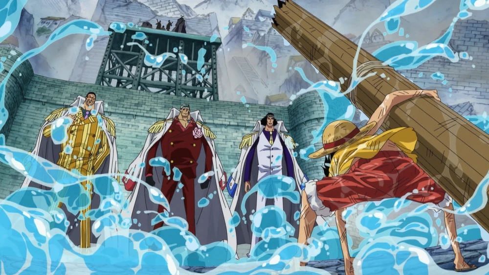 Monkey D. Luffy in One Piece.