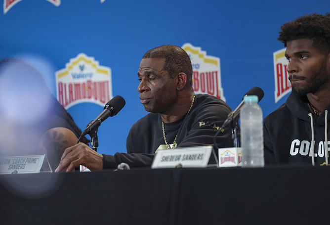 "We apply pressure we don't subscribe to it": Deion Sanders shares savage clip from his Colorado presser