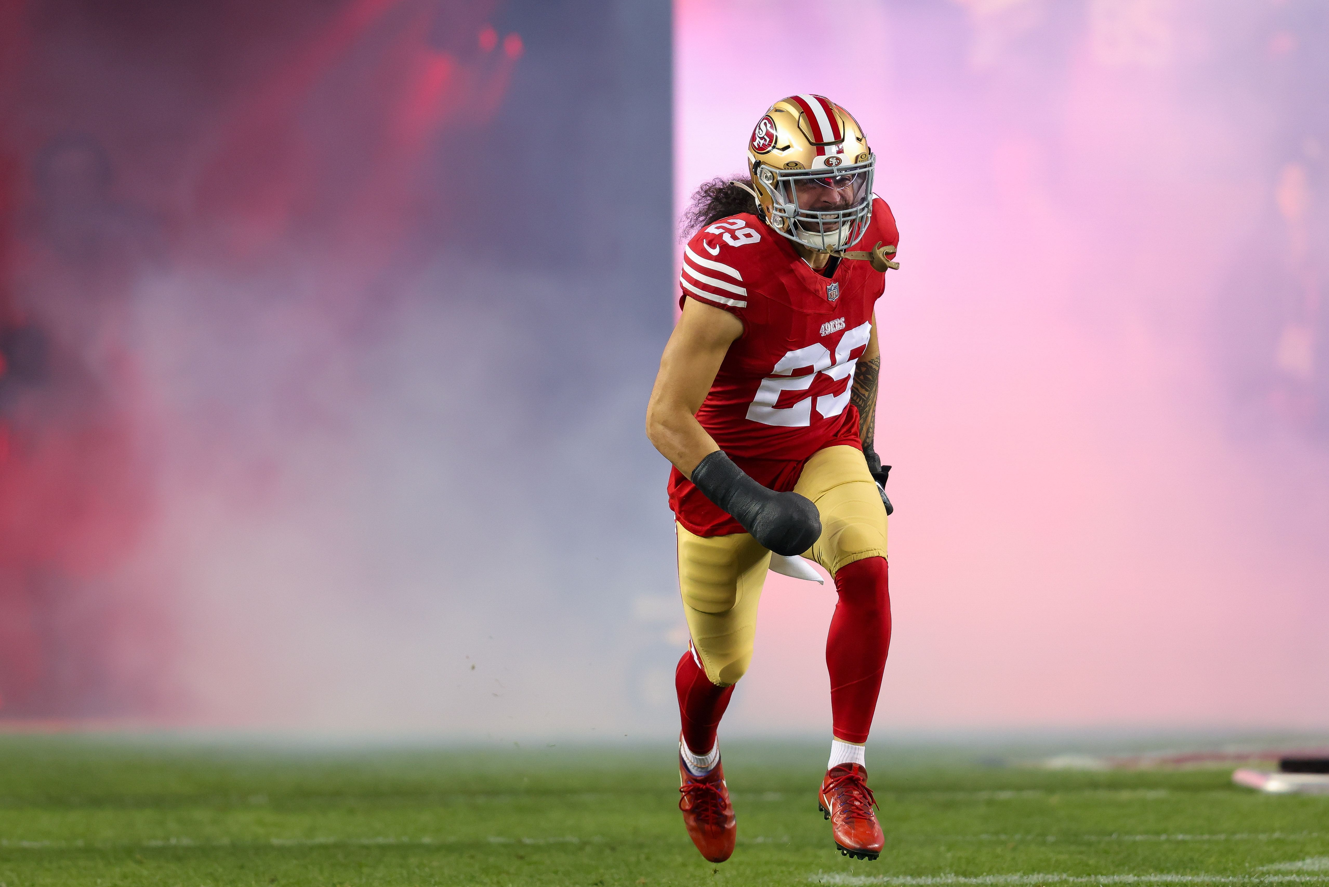 NFL: Former San Francisco 49ers safety Talanoa Hufanga - Source: Imagn