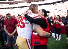 In Photos: George Kittle’s wife Claire poses for romantic pictures in front of Eiffel Tower during Paris vacay