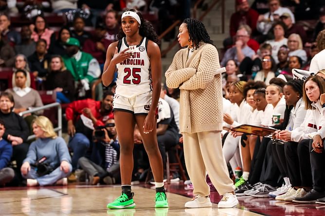 Dawn Staley claps back at Raven Johnson critics after South Carolina reaches Final Four: "Gets the brunt from a lot of social media"