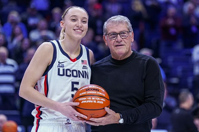 Paige Bueckers calls Geno Auriemma "evil genius" for the wisdom he imparts to UConn stars: "There's nothing he hasn't experienced"