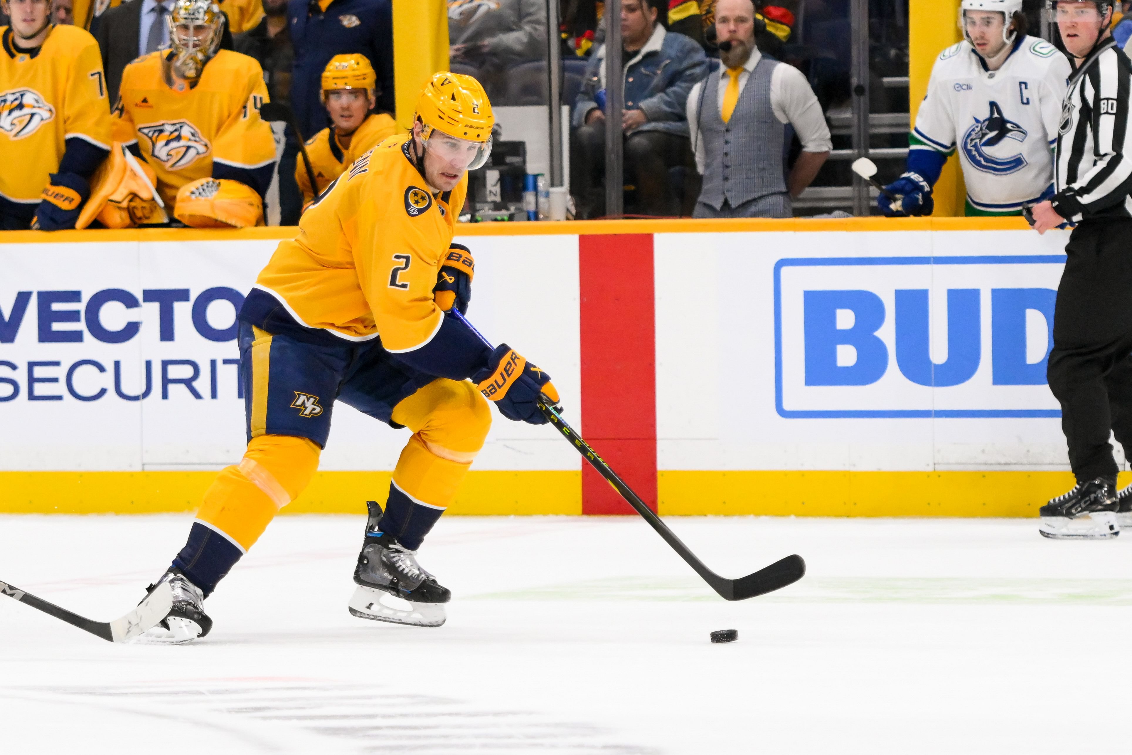 NHL: Vancouver Canucks at Nashville Predators - Source: Imagn