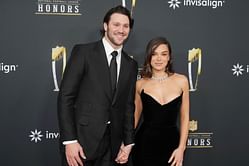 Josh Allen’s fiancée Hailee Steinfeld steals the show with purple leather outfit for latest commercial