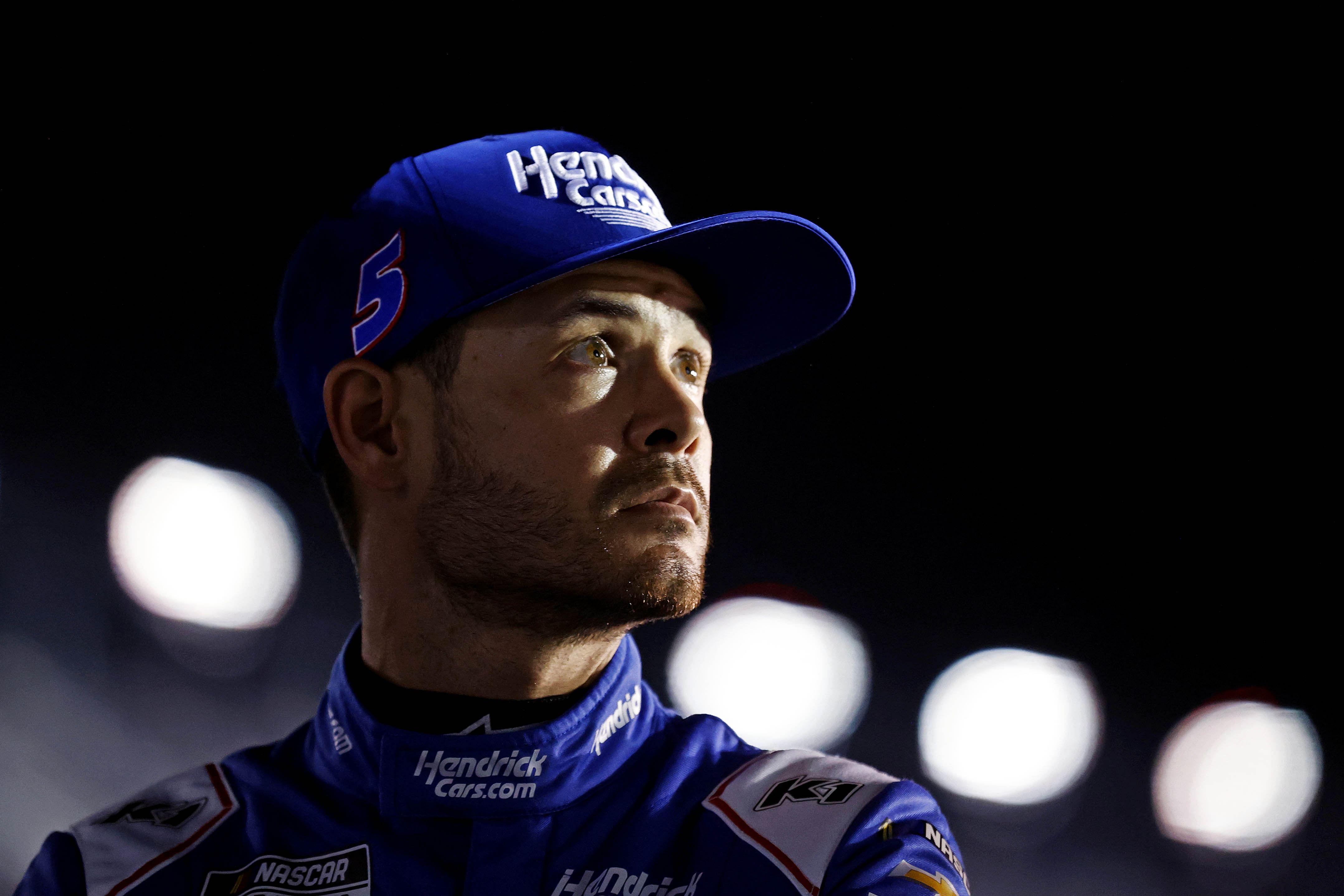 Kyle Larson during qualifying for the Daytona 500 at Daytona International Speedway - Source: Imagn