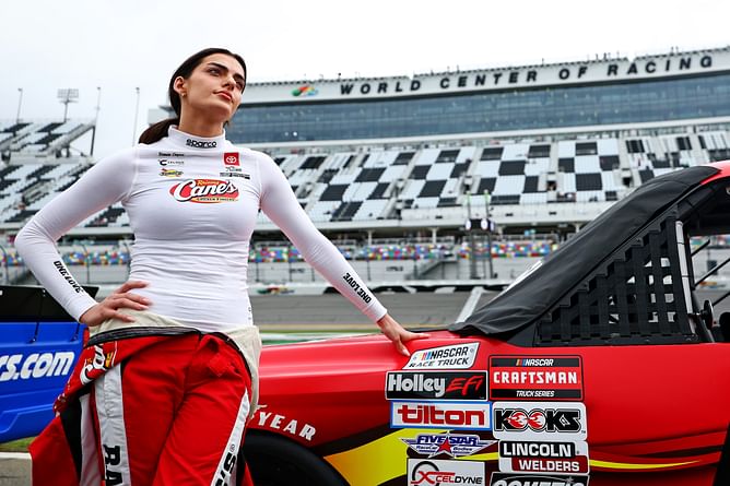 NASCAR driver and model Toni Breidinger channels her "modern day princess" look by styling 'baggy jeans'
