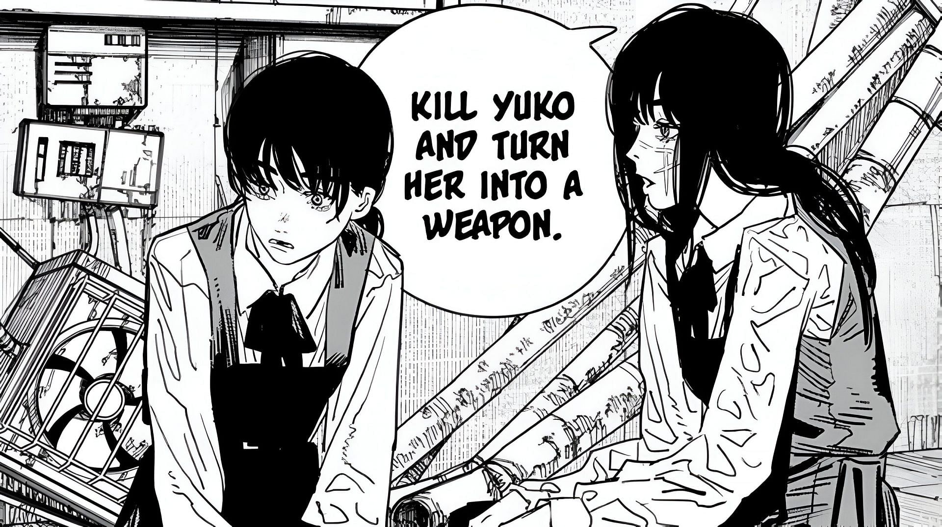 Asa and Yoru as seen in the manga (Image via Shueisha)