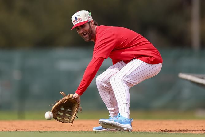 Bryce Harper reacts to fan recreating his signature dish for Phillies superstar in a heartfelt moment