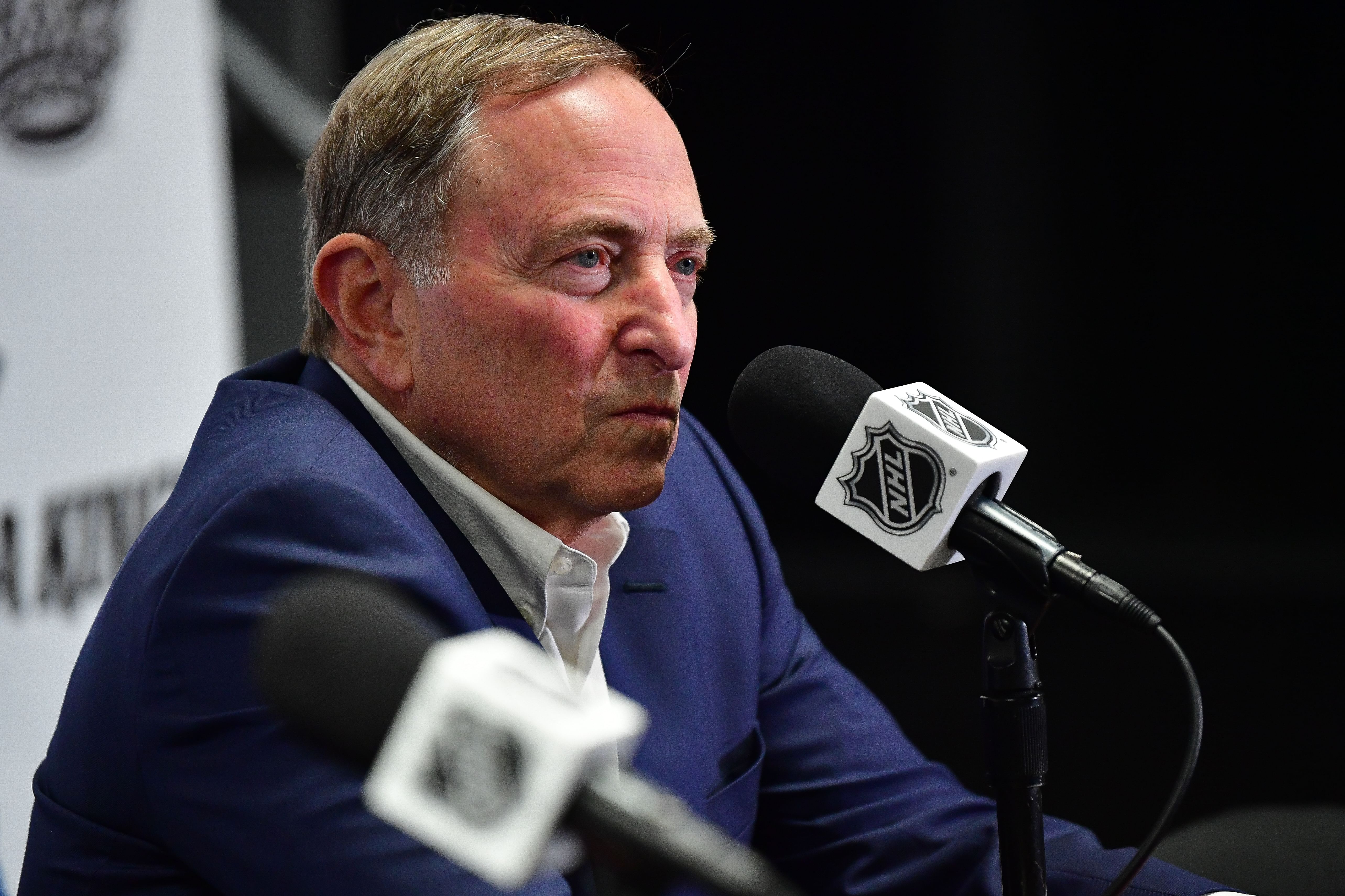 Gary Bettman revealed his stance on some NHL changes (Imagn)