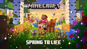 What is the Minecraft Spring to Life game drop update?