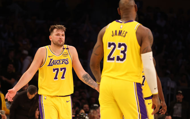 Luka Doncic drops comical 2-word reaction on turning 26 ahead of Clippers-Lakers