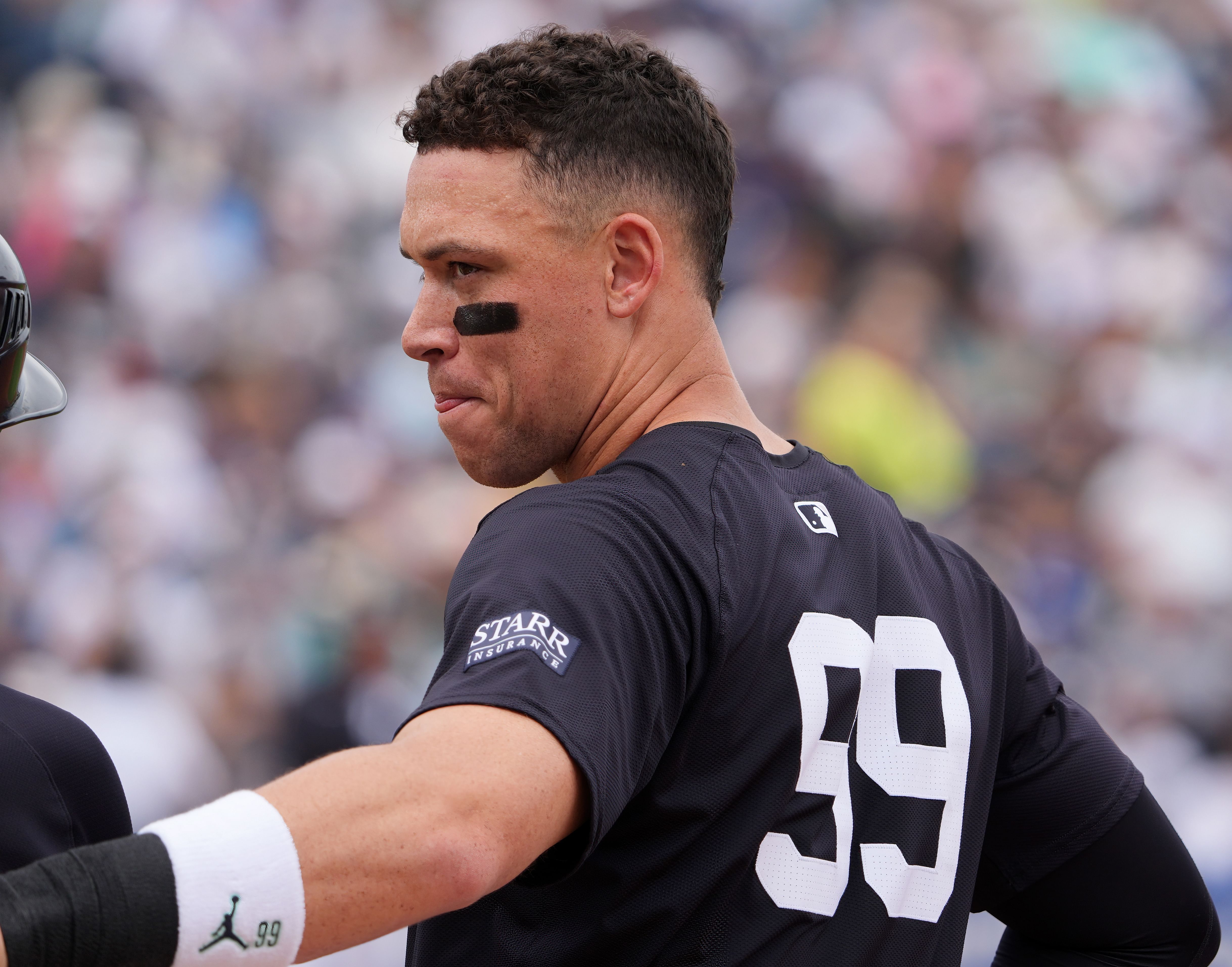 Aaron Judge struggled in the playoffs again last year despite winning the AL MVP (Image Source: IMAGN)